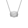 Checkered Mini Belt Buckle Necklace