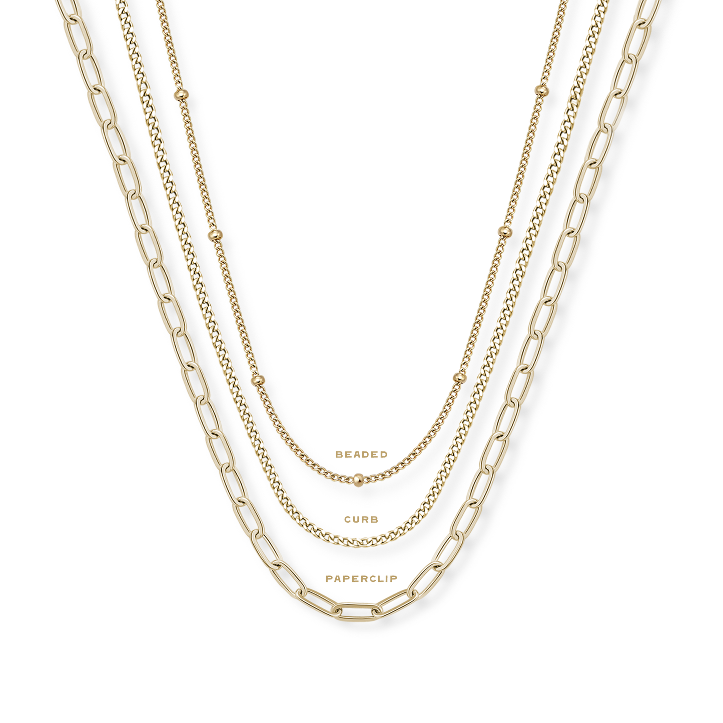 SpurWest Mini Belt Buckle Necklace (Initial) - Gold
