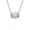 Lone Wolf Mini Belt Buckle Necklace