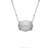 Mama Mini Belt Buckle Necklace