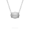 Mama Mini Belt Buckle Necklace