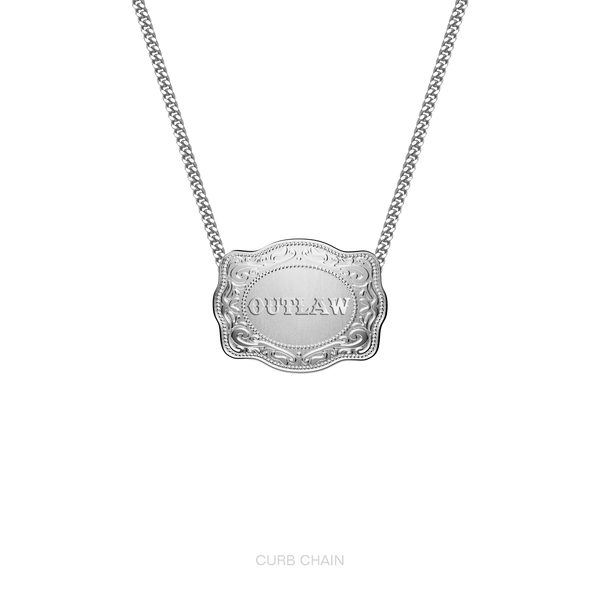 *PREORDER* Outlaw Mini Belt Buckle Necklace