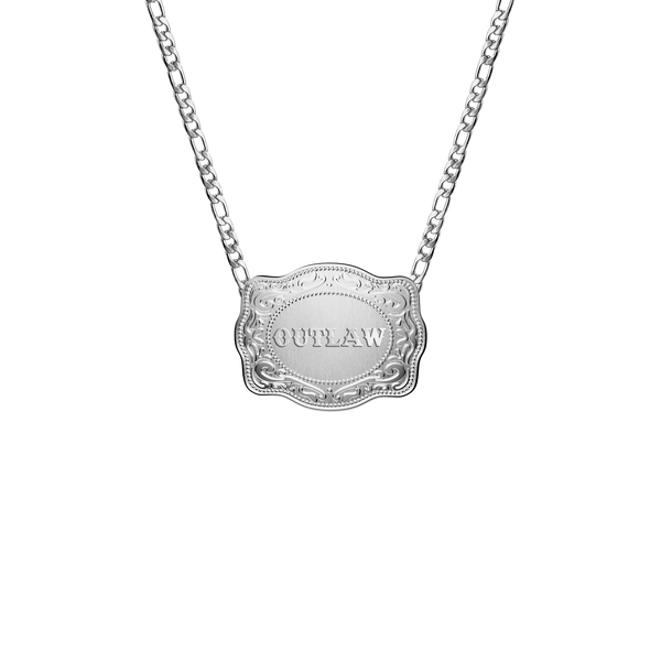 Outlaw Mini Belt Buckle Necklace