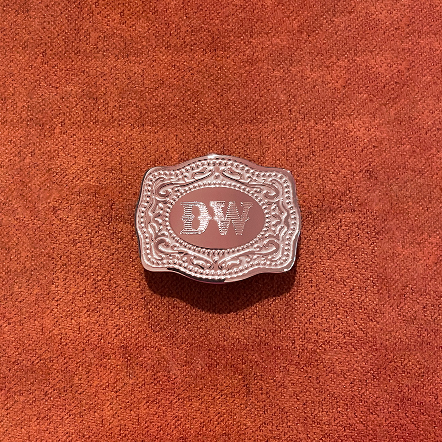 Mini Belt Buckle Ring (Customizable) - Rose Gold