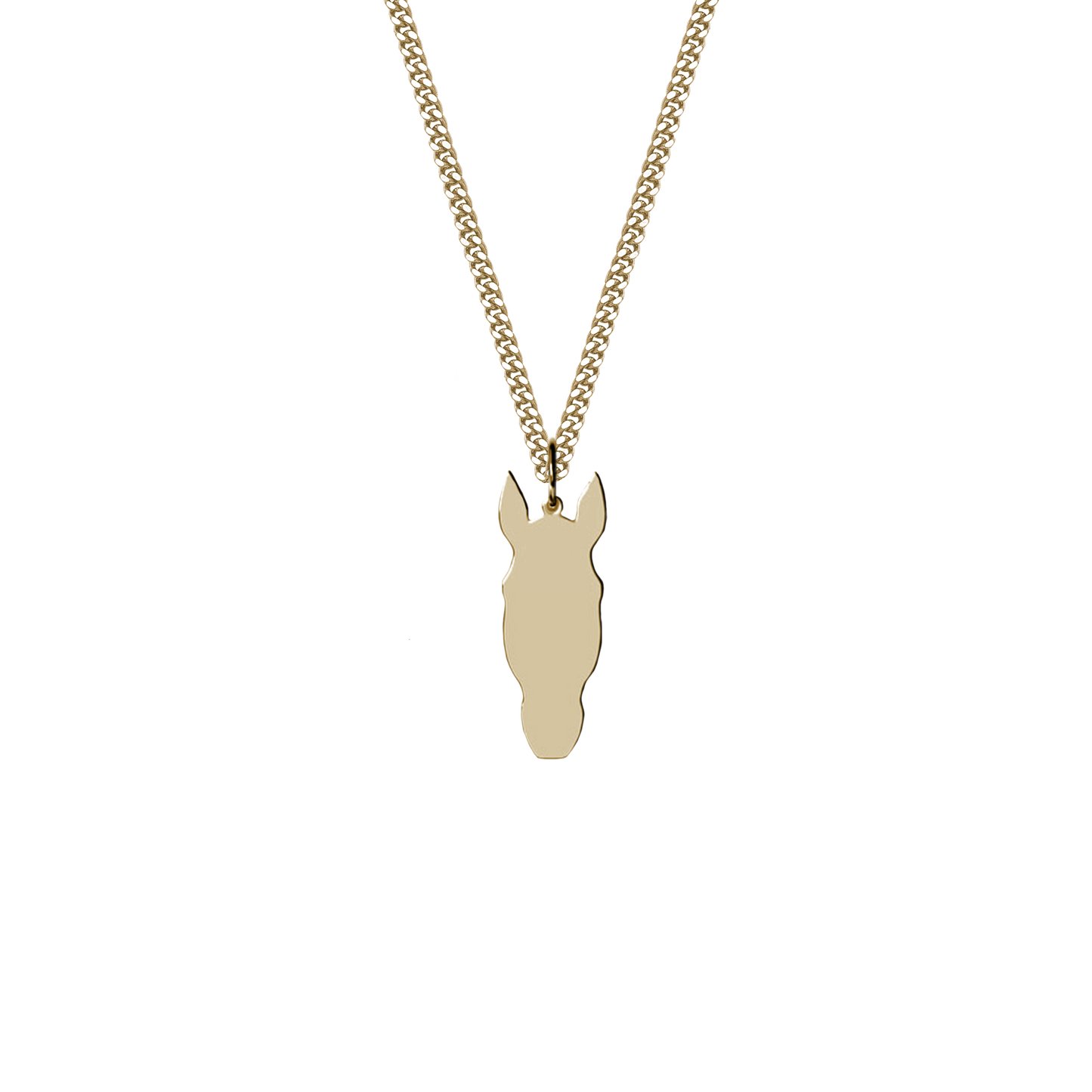 Horse Necklace (Customizable) - Gold