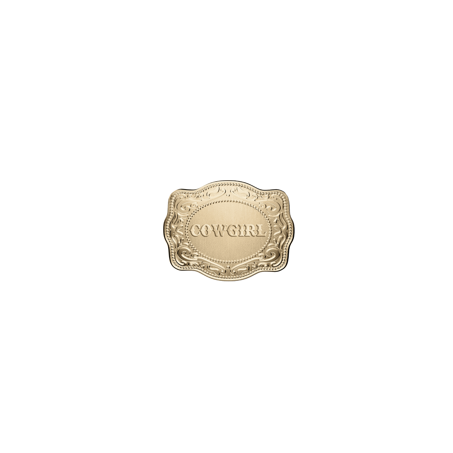 Mini Buckle Ring (Cowgirl) - Gold