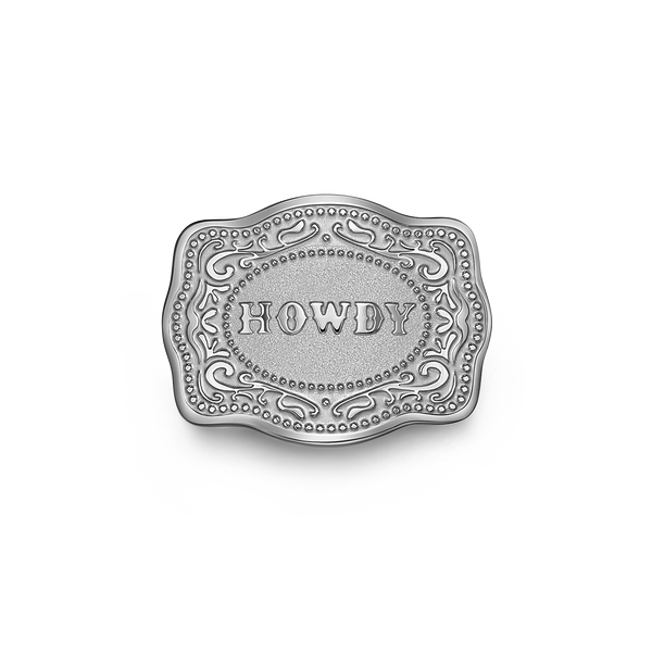 Howdy Mini Belt Buckle Ring