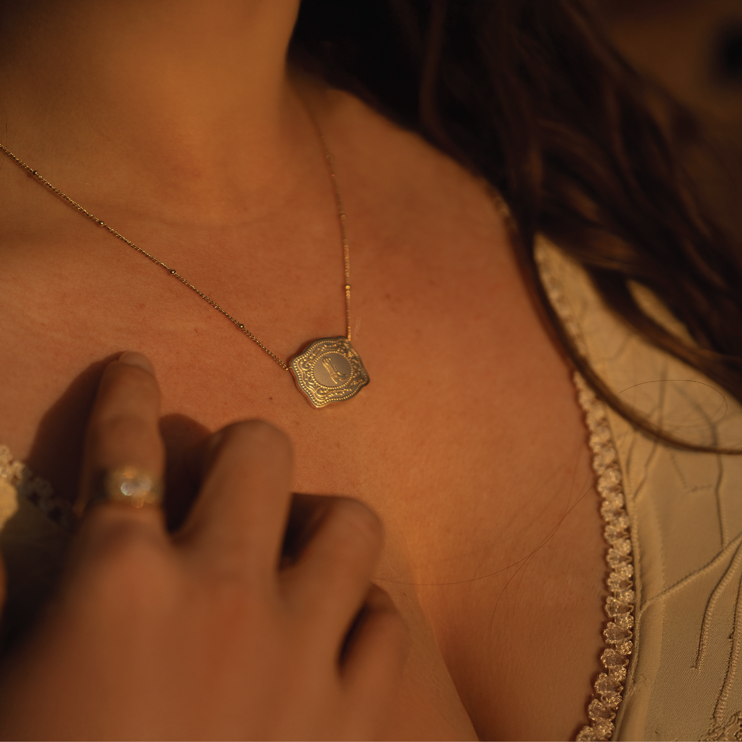 Mini Belt Buckle Necklace (Dingo Collab)