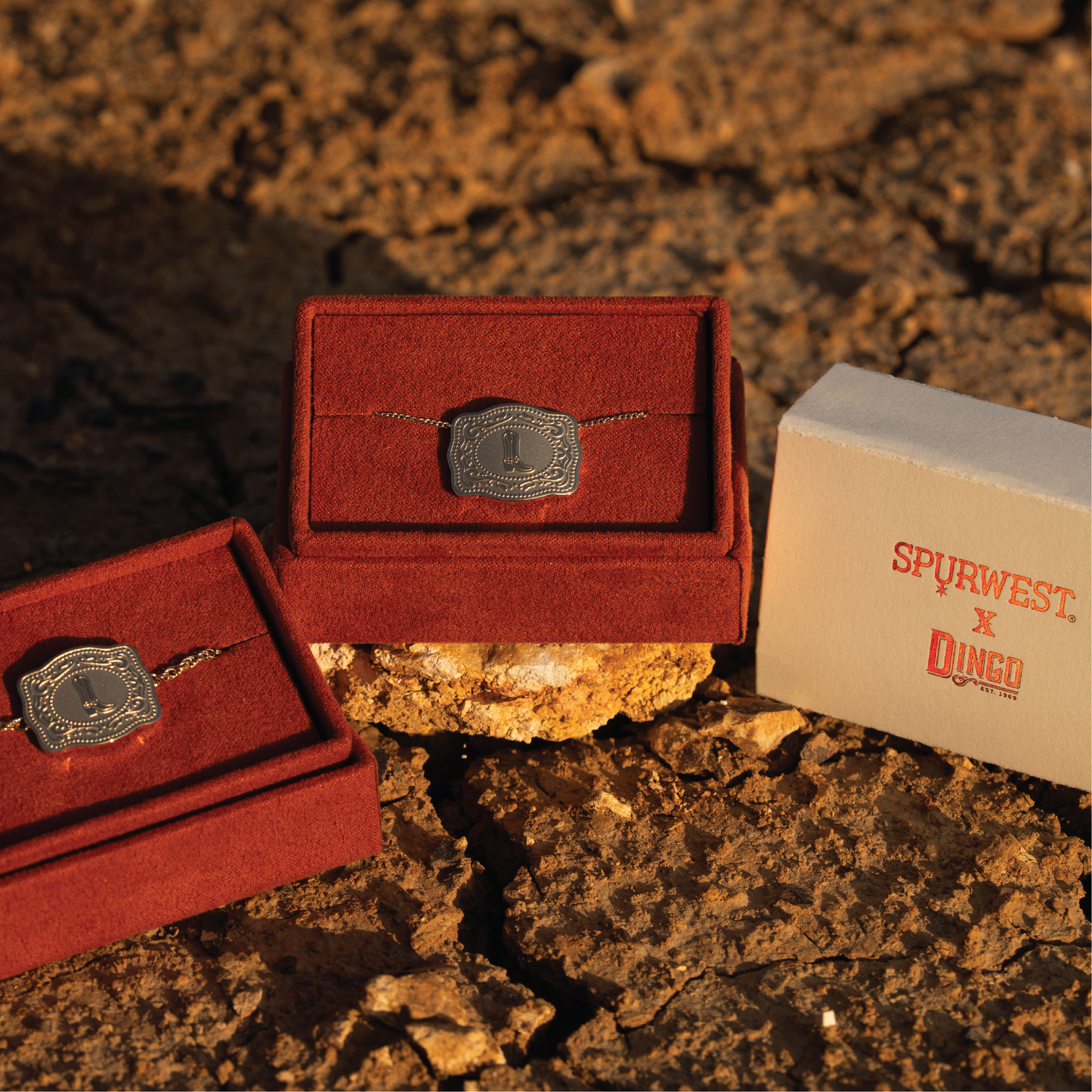 Mini Belt Buckle Necklace (Dingo Collab)