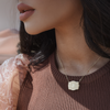 Initial Mini Belt Buckle Necklace