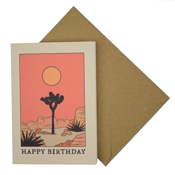 Joshua Tree Birthday Card